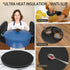 Ultra Thick 8mm Silicone Trivets for Hot Dishes Pots and Pans, Silicone Trivet Mat Hot Plates to Protect Table, Silicone Hot Pads for Kitchen Coun...