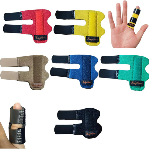 BodyMoves 5 Finger Splints plus 1 pinkie/kid splint (with Black Pinkie)...