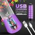 Portable Blender - Compact and USB Rechargeable Personal Travel Blenders for Smoothies, Shakes and Ice - Mini Fruit Juice Mixing Shaker Bottle - 3...
