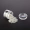BRCbeads Silver Plated 5mm 500pcs Per Bag Brass Round Open Jump Ring for Jewelry Making(Plastic Acrylic Jar Container is Included)...