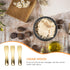 3pcs Makeup Spatula Small Alloy Face Cream Spoon Reusable Mask Scoop Beauty Tools for Facial Cosmetic, Face Mask (Golden)...