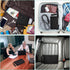 ORIA Waterproof Handbag with Lock, Black, for Travelers, Adults, Handbag...