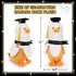 12'' Graduation Banana Duck Plush Toy-Graduation Gifts Duck Stuffed Animals, Elastic Duck Plush Stuffed Animals Banana Plushie Hugging Pillow, Bod...