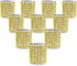 KPOSIYA Napkin Rings, Pack of 60 Rhinestone Napkin Rings Diamond Adornment for Place Settings, Wedding Receptions, Dinner or Holiday Parties, Fami...