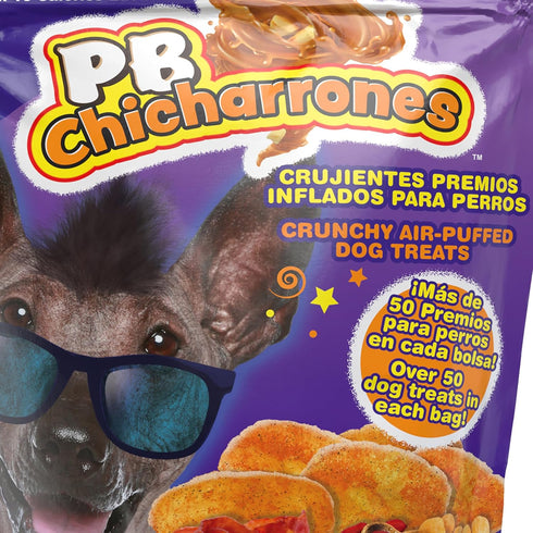 PB Chicharrones - 4oz -Dog Treats, Light Crunchy Treat w/Latin Flavors -Trata de Perro, Un Premio Ligero y Crujiente Con Sabores Latinos...