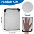 Giantree 10 Pcs Aquarium Filter Media Bags, Large Reusable Aquarium Media Bag Fish Tank Mesh Filter Bags with Zipper for Activated Carbon Ceramic ...