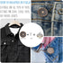TSZYYM 120 Sets Buttons for Jeans,No-Sew Removable Adjustable Metal Jean Buttons Pins, Pants Jeans Button Replacement Tightener Repair Combo Threa...