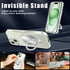 Clear for iPhone 15 Case Ring Holder Compatible with MagSafe Invisible Kickstand Shockproof Military Grade Drop Protection Matte Transparent Cover...