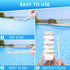 Pool Test Strips for Above Ground Pool: 150 Counts 4 in 1 Pool Spa Test Strips for Hot Tub Swimming Pool Test Kit Testing Chlorine, pH, Bromine, A...
