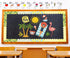 Whaline 69 Feet Summer Lemon Bulletin Board Borders Lemon Decorative Trim Border in 5 Designs Self-Adhesive Lemon Trim Blackboard Border Classroom...
