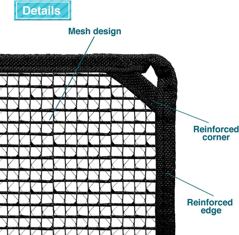 Coarbor 36"x36" Outdoor AC Unit Cover Mesh Outside Air Conditioner Compressor Condenser Defender Cover Dog Playpen Cover with 4 Bungee Cords...