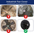 Industrial Fan Cover, Outdoor Fan Cover, Heavy Duty Waterproof & Dustproof Fan Cover for 16-20" Stand Pedestal Fan, Wall Mount Fan and Outdoor/Pat...