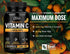 Vitamin C 1000mg with Rosehips (120 Capsules | 1000mg) Pure Vitamin C Capsules - Ascorbic Acid + Rose Hips for Powerful Immune System Support - Hi...