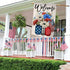 4th of July Floral House Flag 28 x 40 Vertical Double Sided Patriotic Mason Jar Flowers Red Blue Memorial Day Independence Day Holiday Outside Dec...