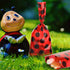 Zonon Ladybug Party candy bag Red Treat Goodie Bags birthday favor Reception Bag Household Tie Silk Bags with Red Twist Ties for Party Favors (100...