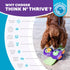 Outward Hound Nina Ottosson Hide-Ablez Interactive Plush Dog Puzzle with Treat Ball Dog Enrichment Toys, Plush, Toucan, Multicolored...