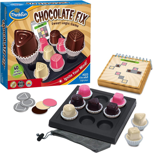 ThinkFun Chocolate Fix - Engaging Logic Game for Ages 8 and Up | Brain Teaser | Educational Toy | Memory Enhancer...