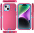 for iPhone 14 Case & iPhone 13 Case 6.1" with 2 Screen Protector Tempered Glass, Heavy Duty Military Grade Full Body Protection Drop-Proof Phone C...