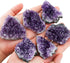rockcloud Natural Purple Amethyst Quartz Crystal Cluster Geode Druzy Home Decoration Gemstone Specimen...