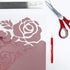 Siser Glitter HTV 20" x 12" Sheet - Iron on Heat Transfer Vinyl (Rose Gold)...