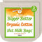Pro Quality Organic Cotton Nut Milk Bag 2 Pack - 12"X12" XL Bags - Heavy Duty Reusable All Purpose Food Strainer - Food Grade BPA-Free...