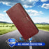 Asuwish Compatible with Samsung Galaxy J4 Plus Wallet Case Tempered Glass Screen Protector and Leather Flip Card Holder Stand Cell Accessories Pho...