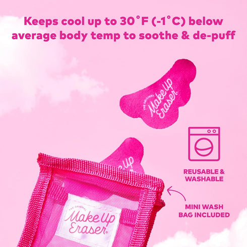 The Original MakeUp Eraser Cooling Clouds Reusable Undereye Patches - Hydroactive Technology Mask Patch Pads for Tired Puffy Eyes and Wrinkles wit...