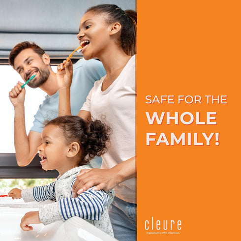 Cleure Cinnamon No Fluoride Toothpaste - SLS Free, Mint Free - with Xylitol for Fresh Breath & Helps Whiten - for Kids & Adults - Cinnamon Flavore...