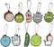 Party Favors- Set of 10 Officially Licensed Rick And Morty Key Chains/ Charms...