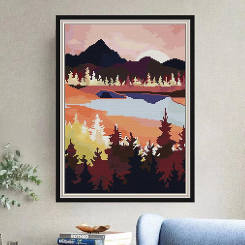 Svarog Stamped Cross Stitch Kits Beginners Full Range of Embroidery Patterns Starter Kits for Adult or Kids DIY Cross Stitches Needlepoint Kits 14...