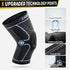 CAMBIVO Knee Brace for Men & Women, 2 Pack Knee Compression Sleeve for Knee Pain Relief, Knee Brace with Side Stabilizers & Patella Pad for Menisc...