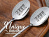 INNObeta Dog Lover Gifts, 2 Pcs Engraved Ice Cream Spoons, Stainless Steel Coffee Spoon, Best Dog Mom Ever...