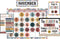 Teacher Created Resources Wonderfully Wild Calendar Bulletin Board Large...