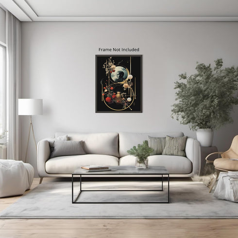 Posterizer 1 pcs-romantic chic vintage surreal collage-Romantic Art-Retro Art-Gift for Couples boyfriend girlfriend Husband Wife-Gift for Art Love...