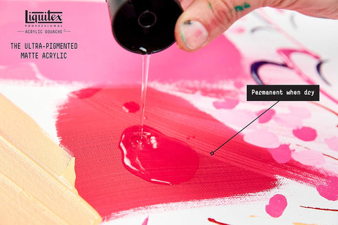 Liquitex Professional Acrylic Gouache, 2-oz (59ml) Bottle, Scarlet...