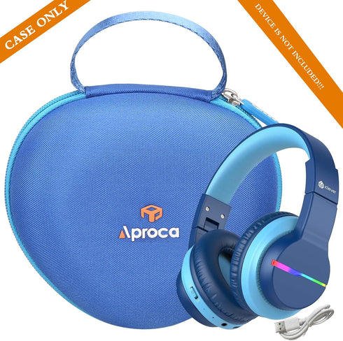 Aproca Blue Hard Storage Case, for iClever BTH12 Kids Bluetooth Headphones......