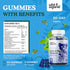 Wild & Organic Calm Gummies - Mood Support Supplement - Calming Gummies w/Ashwagandha Root, Rhodiola Rosea, Lemon Balm - Ashwagandha Supplements G...
