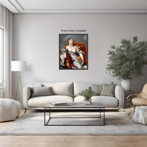 Posterizer 1 pcs-Europa and the Bull c. 1640 Painting poster-Religious Posters-Gifts for Christians -Decor for Church, Sunday School Classroom- un...