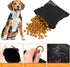 Canvas Dog Treat Pouch, Portable Puppy Dog Training Treat Pouch with Carabiner, Hands-Free Auto Closing Pet Snack Reward Pocket, for Pet Training ...