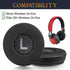 SOULWIT 70mm Earpads Replacement for Jabra Move/Elite 25h Wireless On-Ear Headphones, Ear Pads Cushions with High-Density Noise Isolation Foam - M...