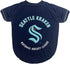 Dog TEE Shirt - NHL Seattle Kraken PET T-Shirt for Dogs & Cats, Size: Large. - Wrinkle-Free, Soft & Comfortable, Durable & Washable WAM Shirt Dres...