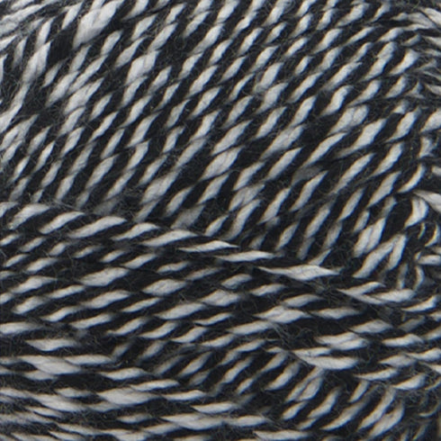 Lion Brand Yarn Basic Stitch Anti-Pilling Yarn for Crocheting, Knitting, and Crafts, Black/White, 1 Pack...