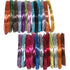 25 Rolls 820 Feet Colored Aluminum Craft Wire 0.8 mm Flexible Metal Artistic Jewelry Beading Wire, Each Roll 32.8 Feet, 25 Colors...