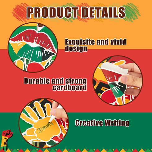 163Pcs Black History Month Tree Bulletin Board Classroom Decoration African American Inspirational Borders Cutout Black History Month Party Suppli...