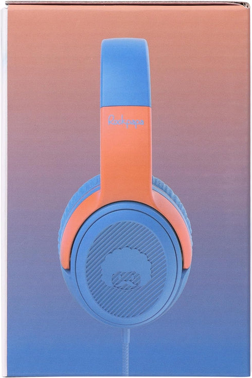 rockpapa Share 1 Kids Headphones Wired with Microphone & Share Port, 85dB/94dB Volume Limited, Cute Foldable Student Child Boys Girls Headphones f...