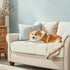 CHUN YI 2PC Stretch Couch Cushion Covers, Sofa Seat Slipcovers Suitable for Armchair Loveseat Sofa with Spandex Jacquard Fabric(2pc,Ivory White)...