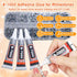 b7000 Glue Clear with silver Rhinestones for Crafting,3600Pcs Rhinestones with 3Pcs Adhesive Glue Rhinestone Picker Tool?bedazzler kit with Rhines...