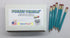 Express Pencils Half Pencils with Eraser - Golf, Classroom, Pew, Short Mini Non Toxic - Hexagon, Sharpened, 2 Pencil, (Color - Light Turquoise), (...
