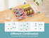 Kootek 9 Pcs Drawer Organizer Set, 4-Size Bathroom Vanity Trays Makeup Desk Dividers Versatile Storage Bins Clear Plastic Container for Dresser, B...