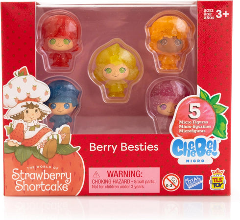 Strawberry Shortcake 'Limited Edition' 5-Pack Berry Besties Collector Set with 5 Glitter Berry Besties 1.5-inch Cheebee Micro Figures - SDCC 2024...